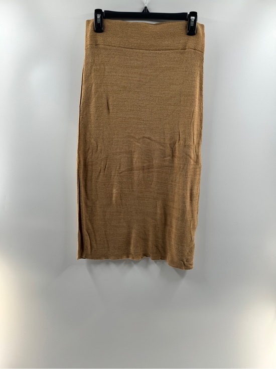 Free People Dresses & Skirts - Free People Skyline Brown Textured Midi Skirt – Women's Medium